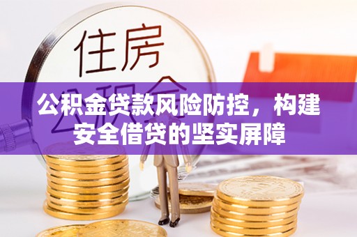 九龙公积金贷款风险防控，构建安全借贷的坚实屏障
