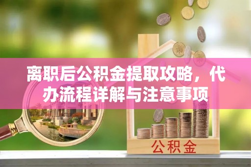 九龙离职后公积金提取攻略，代办流程详解与注意事项