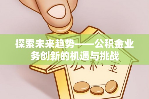 九龙探索未来趋势——公积金业务创新的机遇与挑战