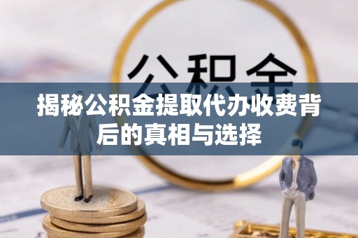 九龙揭秘公积金提取代办收费背后的真相与选择