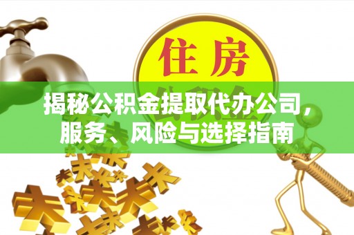 九龙揭秘公积金提取代办公司，服务、风险与选择指南