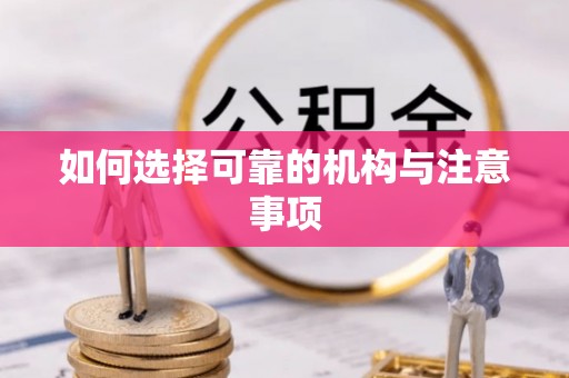九龙如何选择可靠的机构与注意事项
