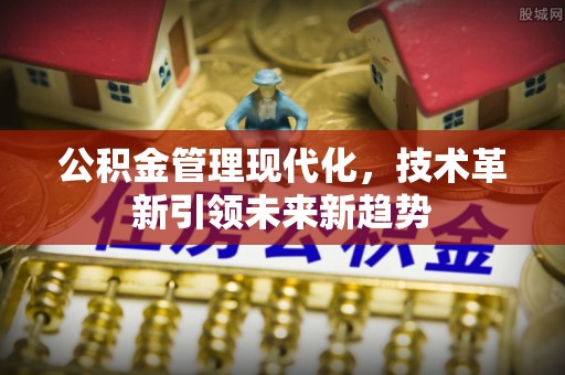 九龙公积金管理现代化，技术革新引领未来新趋势