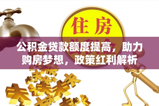 九龙公积金贷款额度提高，助力购房梦想，政策红利解析