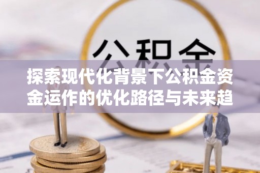 九龙探索现代化背景下公积金资金运作的优化路径与未来趋势