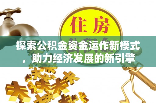九龙探索公积金资金运作新模式，助力经济发展的新引擎