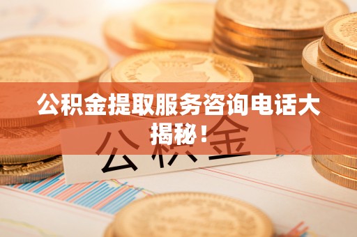 九龙公积金提取服务咨询电话大揭秘！