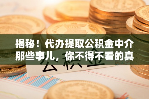九龙揭秘！代办提取公积金中介那些事儿，你不得不看的真相