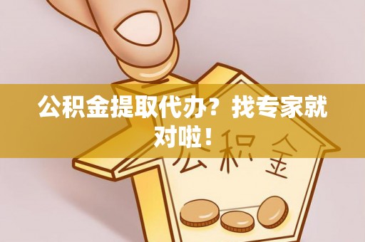 九龙公积金提取代办？找专家就对啦！