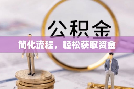 九龙简化流程，轻松获取资金