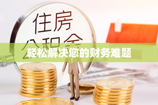九龙轻松解决您的财务难题